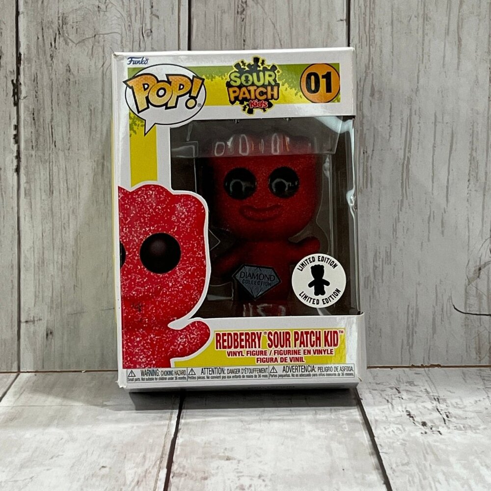 Funko Pop! Sour Patch Kids #01 Redberry Sour Patch Kid Limited Edition Diamond